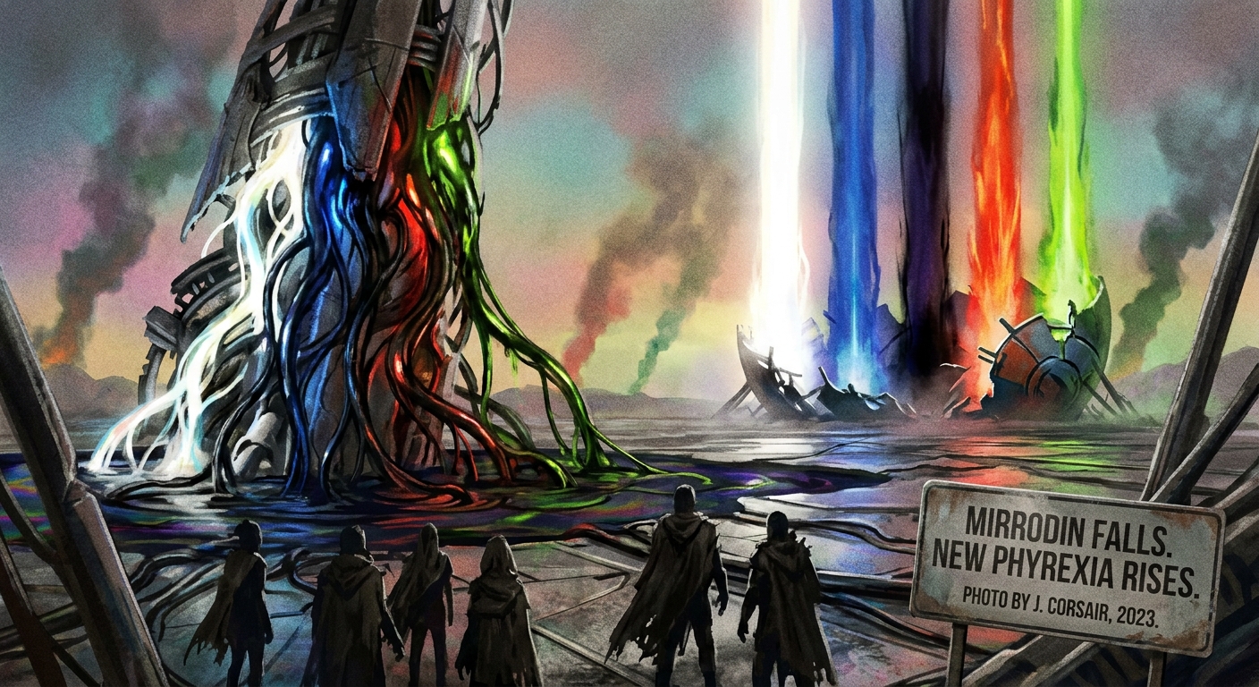 Image for: Part 5: One Drop of Oil — Karn's Mistake and the Birth of New Phyrexia