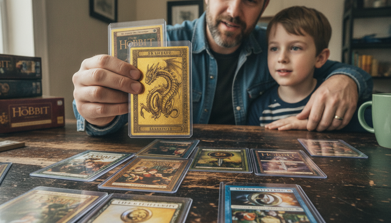 AI-generated image for: Gold Dragons and Dwarvish Runes: The Hobbit's Chase Cards Are Pure Treasure-Hoard Energy