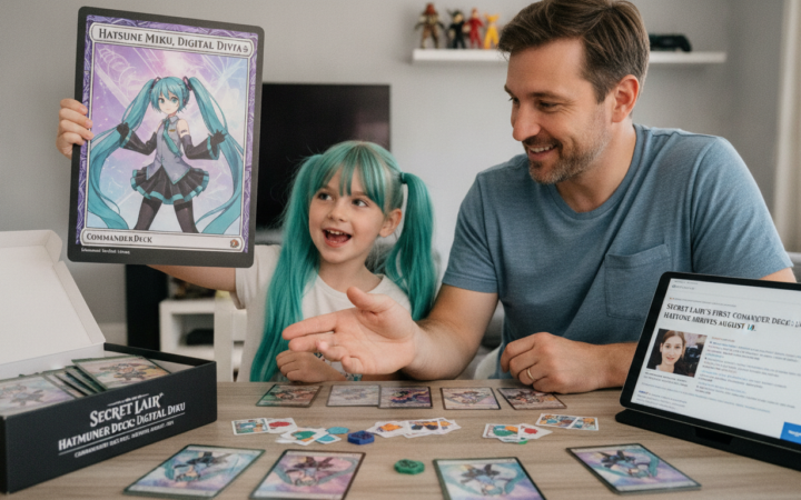 AI-generated image for: Hatsune Miku Is Getting Secret Lair's First-Ever Commander Deck and My Kids Already Know