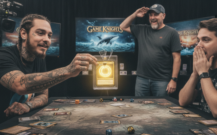 AI-generated image for: Post Malone Played His $2 Million One Ring in an Actual Game and I've Never Respected Anyone More