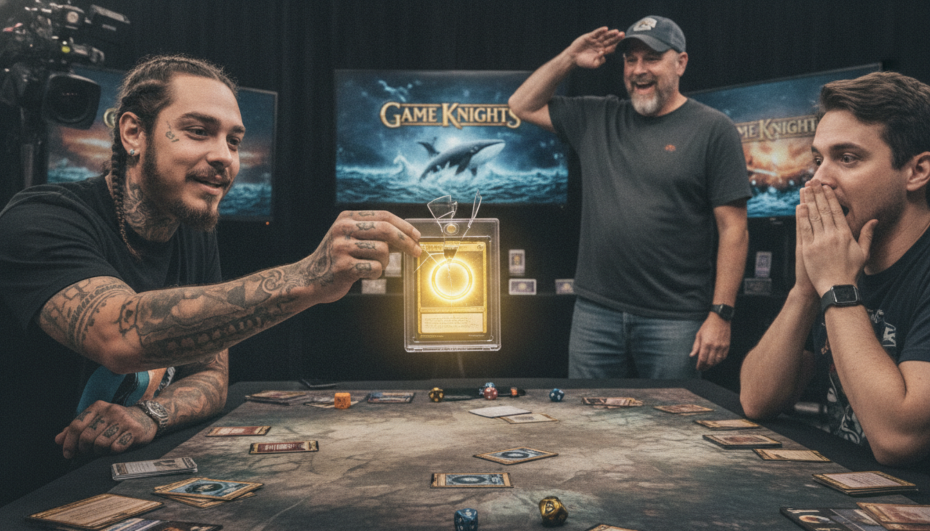 AI-generated image for: Post Malone Played His $2 Million One Ring in an Actual Game and I've Never Respected Anyone More